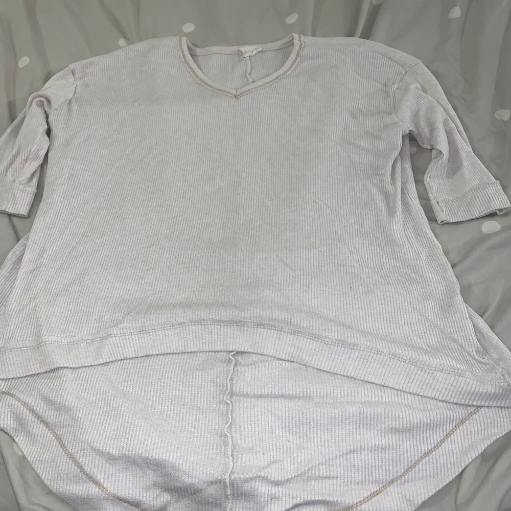 Ivory Alterd State Mid Length Sleeve Sweater